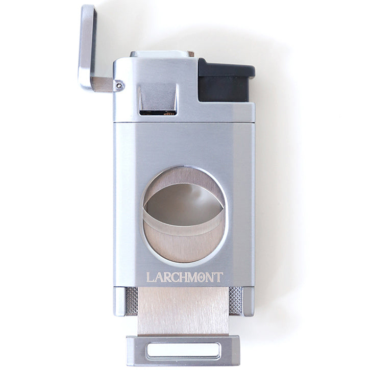 Larchmont Aspen 2-in-1 Triple Torch Lighter and Cigar Straight Cutter Built-In