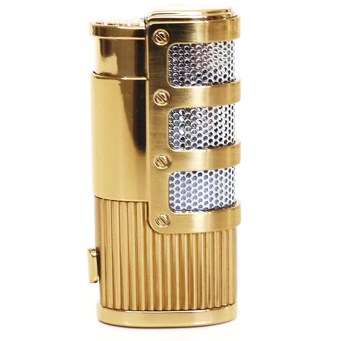 Larchmont Telluride Triple Torch Windproof butane Lighter with Built-In Punch cutter