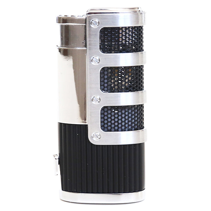 Larchmont Telluride Triple Torch Windproof butane Lighter with Built-In Punch cutter