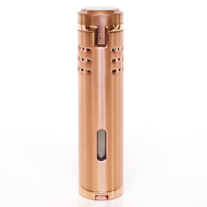 Larchmont Breckenridge Double Torch Windproof butane Lighter with Built-In Punch cutter