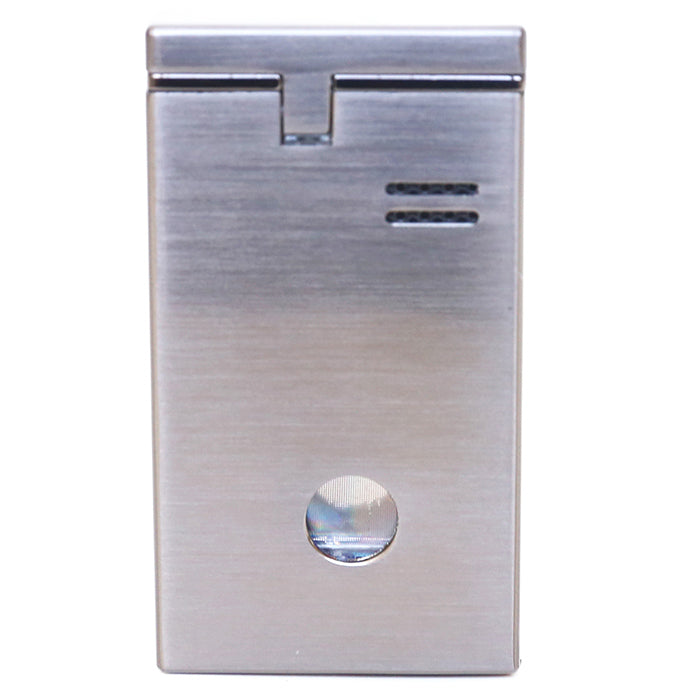 Larchmont Park City Double Torch Windproof Butane Lighter with Built-In Punch Cutter