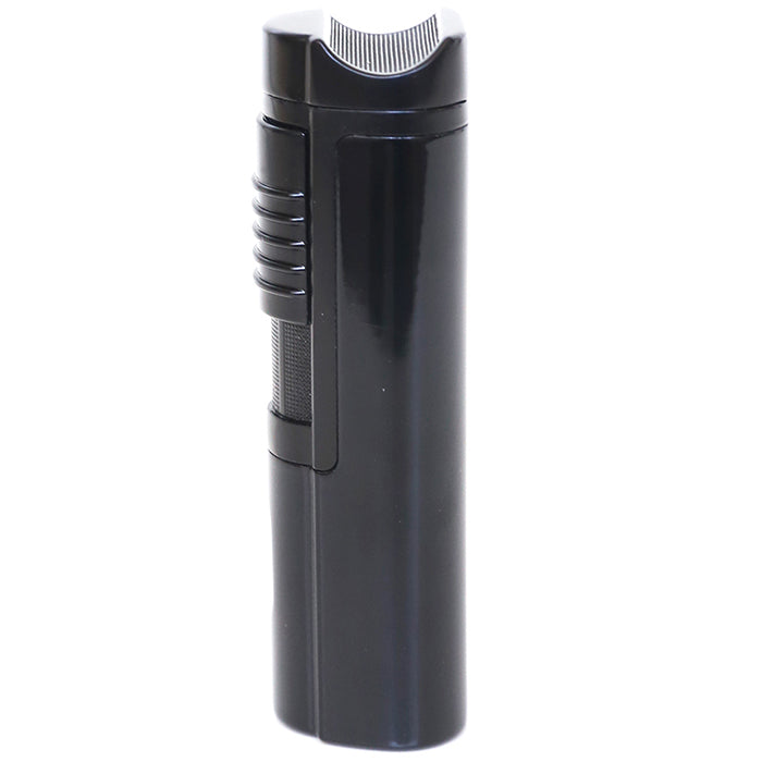 Larchmont Sun Valley Triple Torch Windproof Butane Lighter with Built-In Punch Cutter & Cigar rest