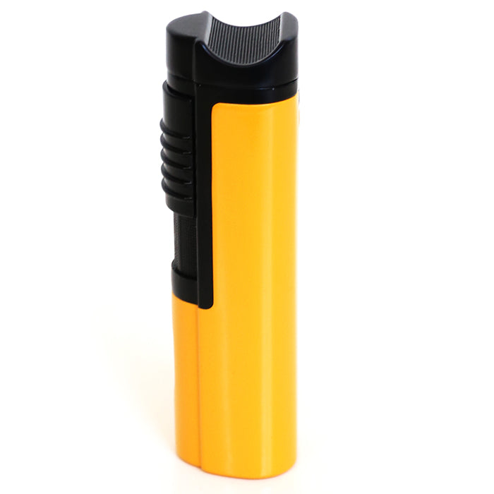 Larchmont Sun Valley Triple Torch Windproof Butane Lighter with Built-In Punch Cutter & Cigar rest