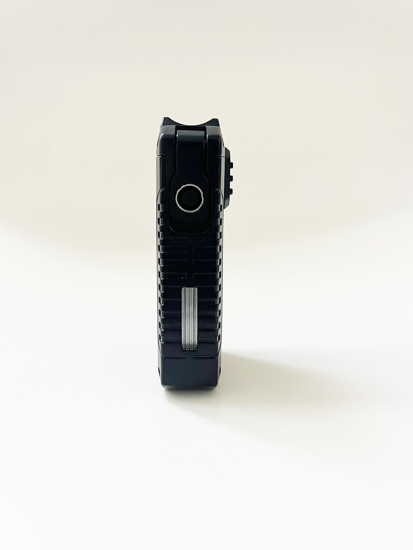 Larchmont Triple Torch Niesko Lighter with Built-in V-Cutter & Punch Cutter - Black