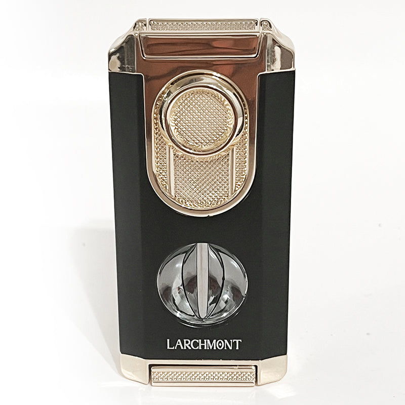 Larchmont Torch St. Moritz Lighter with Built-in V-Cutter