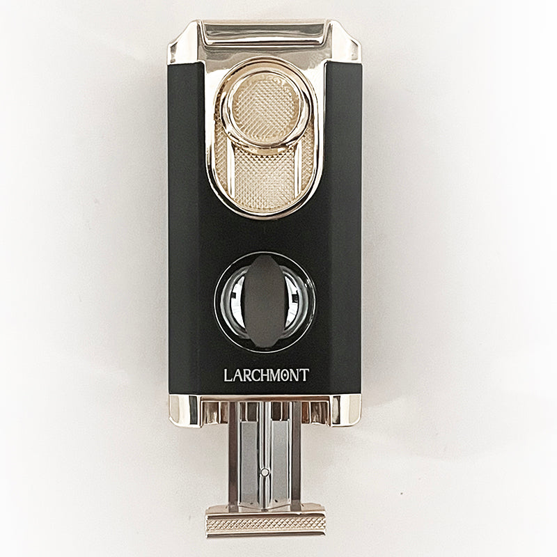 Larchmont Torch St. Moritz Lighter with Built-in V-Cutter