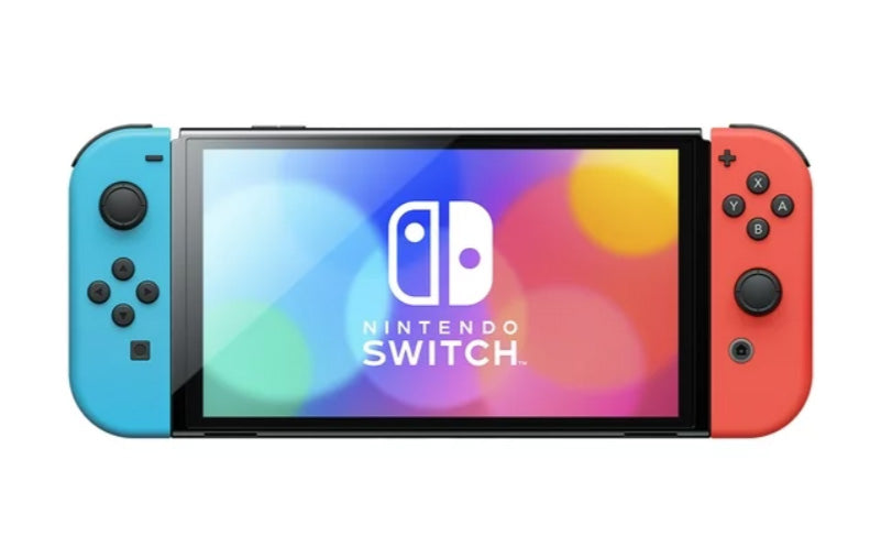 Nintendo Switch Console (OLED model) Neon Red/Neon Blue Set