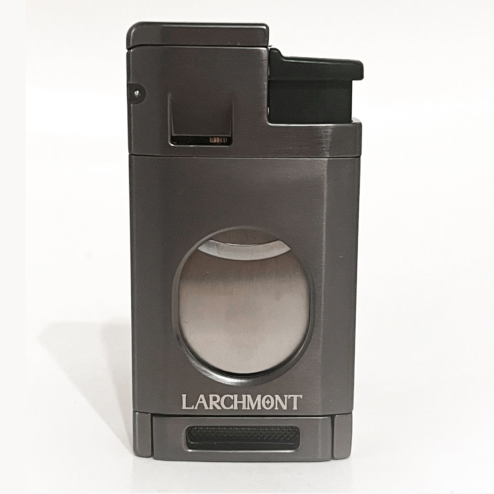 Larchmont Aspen 2-in-1 Triple Torch Lighter and Cigar Straight Cutter Built-In