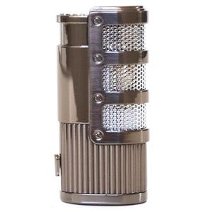 Larchmont Telluride Triple Torch Windproof butane Lighter with Built-In Punch cutter