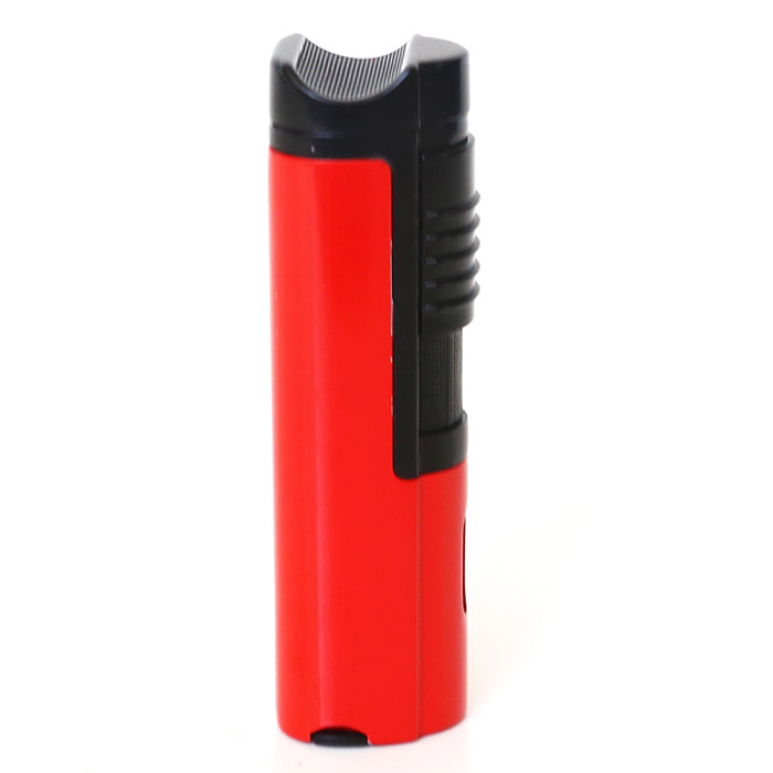 Larchmont Sun Valley Triple Torch Windproof Butane Lighter with Built-In Punch Cutter & Cigar rest