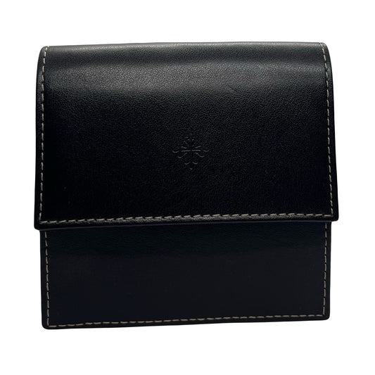 Genuine PATEK PHILIPPE Dark Leather Travel Watch Service Pouch Case