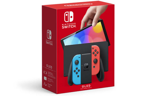 Nintendo Switch Console (OLED model) Neon Red/Neon Blue Set