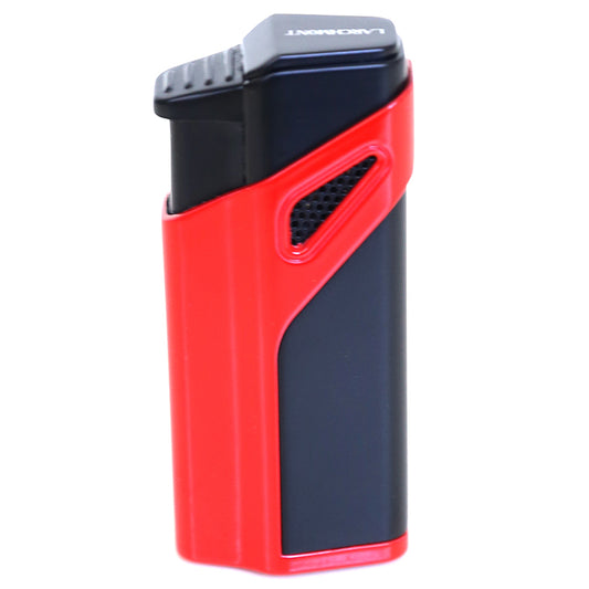 Larchmont Vail Triple Torch Windproof Butane Lighter with Built-In Punch cutter